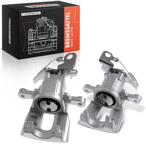 Frankberg 2x Brake Caliper Disc Brake Rear Axle Left Right Compatible with Mondeo III B5Y 2004-2007 Mondeo III Saloon B4Y 2004-2007 Replace# 1504907 1504906