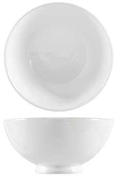 H&H 7091100 Scodella, Porcellana, Bianco, cm 14