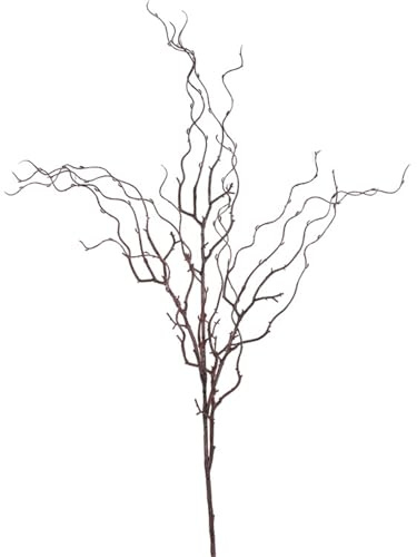 Wedhapy Künstliche Äste 119,4 cm geweihförmiger Kunststoffzweig künstlicher getrockneter Baumzweig dekorativer Pflanzenzweig für Blumenarrangements Weihnachtsfeiern