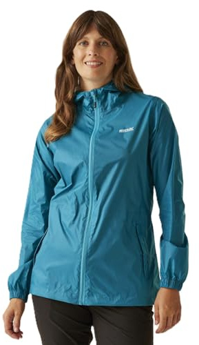 Regatta Womens Pack-It III Jacket Waterproof Pack Away Hiking Walking Coat 28 Black