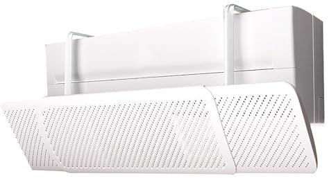 ZPRYZHD Adjustable Vent Deflector for Wall Units, Retractable Air Conditioner Deflector, Customizable Airflow, for Bedroom, Office