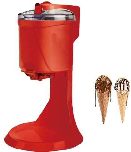 JIMINHUIXIN Macchina per Gelato, Macchina per Gelato Soft Automatica, Dessert alla Frutta Cono di Yogurt, per Sorbetto E Dolci Surgelati Artigianali A Casa, 220V