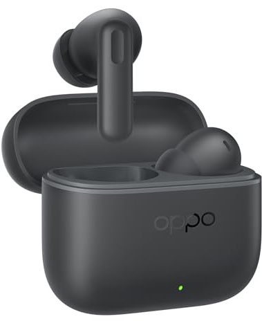 OPPO Enco Buds3 Pro Auricolari true wireless, autonomia della batteria di 54 ore, driver dinamico da 12,4 mm, Bluetooth 5.4, comandi touch, IP55, Graphite Grey