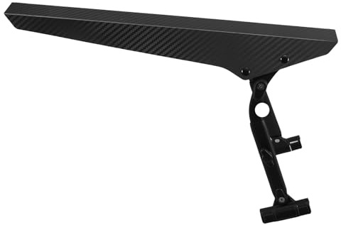 Alipis Verstellbarer Faltbarer Fahrrad Schutzblech Hinten mit Rutschfestem Design Passend für Mountainbike und Rennrad Vollständiger Spritzschutz für Hinterrad Langlebiger Kotflügel