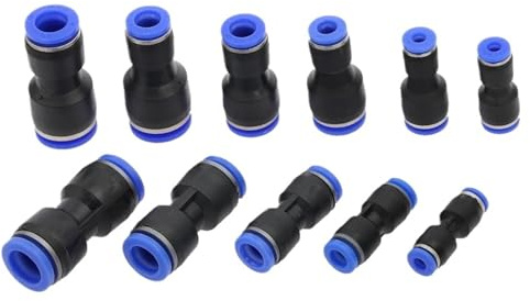 Raccords pneumatiques, connecteurs poussoirs, tuyau de 4mm à 16mm de diamètre extérieur, 1 pièce(10mm-12mm)