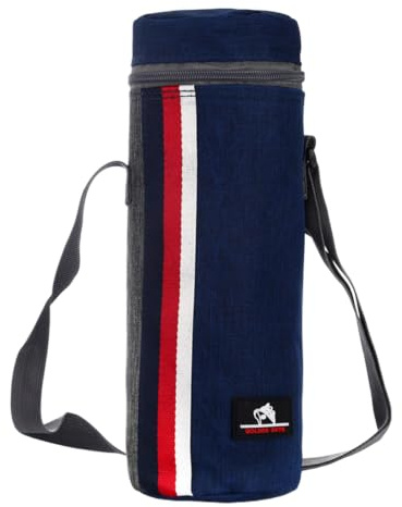 WSXQAZ Wine Cooler Bag, Water Bottle Carrier Bag with Shoulder Strap Insulated Bottle Cool Bag Insulated & Padded Portable Sports Water Bottles Bag for Men Women Hiking