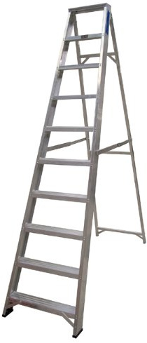 Heavy Duty Swingback Stepladders - 10 Tread
