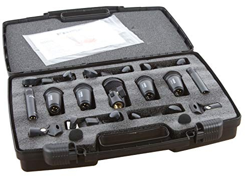 Fame Drum Microphone Set Practice, 7-Piece - Microfono per batteria