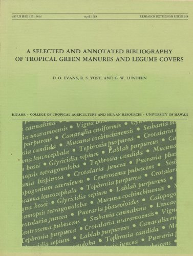 A selected and annotated bibliography of tropical green manures and legume covers (Research extension series)