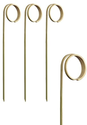 Papstar | 100 Bacchette “Twister”, Dimensioni 11 cm, Materiale Bamboo, 100 Bacchette x 6 Confezioni