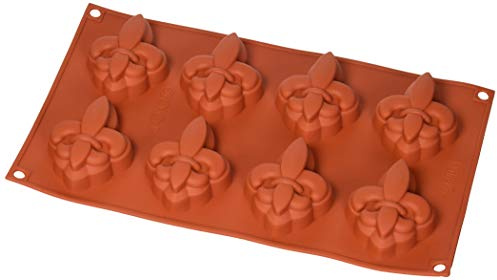 NY CAKE Silicone Fleur De Lis, 8 Cavities