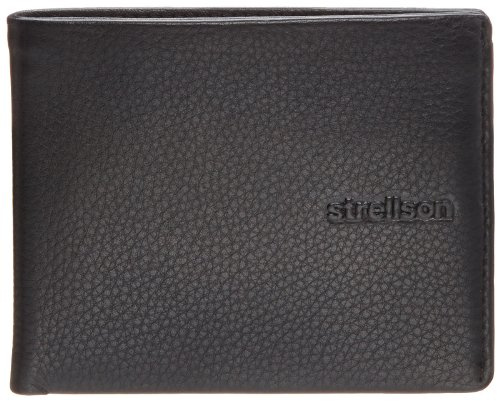 Strellson Carter BillFold H4 4010001190 Herren Geldbörsen, Schwarz (black 900)