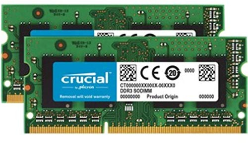 Crucial 16GB Kit (8GBx2) DDR3L 1866 MT/s (PC3-14900) SODIMM 204-Pin Speicher für Mac - CT2C8G3S186DM