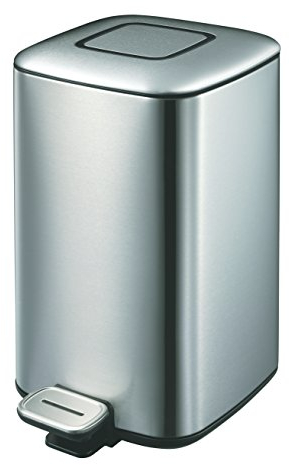 EKO Regent Poubelle à Pédale Métal Inox 24 x 32,8 x 40,5 cm 12 litres