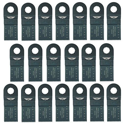 TopsTools 20pcs WX35J_20 35mm Multitool Klingen Profi | Kompatibel mit Worx, grobe Klingen schneiden schnell