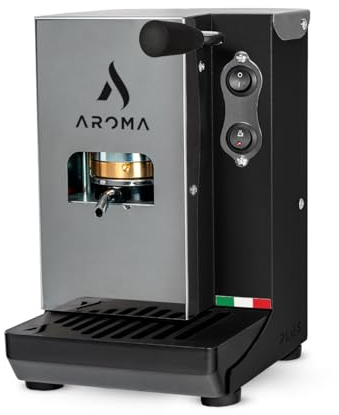 Aroma Plus+ Espressomaschine für ESE-Pads, 44 mm, Schwarz