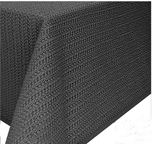 Gartentischdecke Tischdecke Weichschaummaterial rutschfest wetterfest 6 Farben (Grau, 160cm rund)