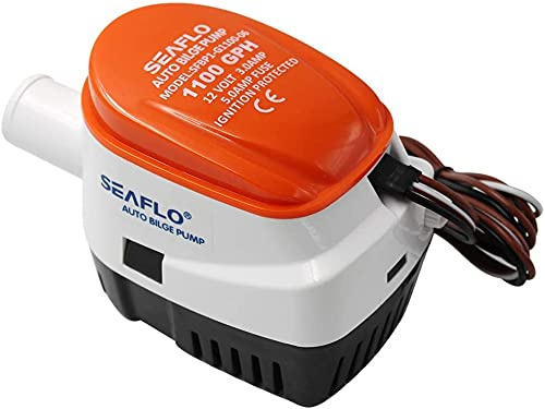 Pompa sentina 1100GPH immersione automatica barca yatch gommone 12V
