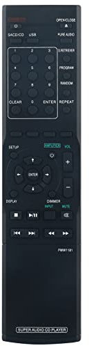 PWW1181 Mando a Distancia de Repuesto - VINABTY PWW1181 CD Reemplace Control Remoto para Pioneer PWW1181 Super Audio CD Player PD-10-K PD-10-S Remote Controller