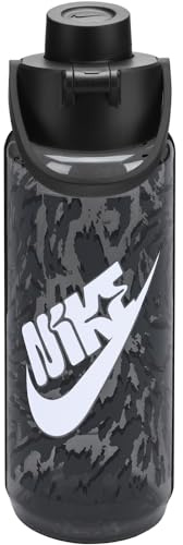 Nike Unisex – Adultos TR Renew Recharge Chug Bottle 24oz Graphic Biberón Gris/Negro/Blanco, 709 ml