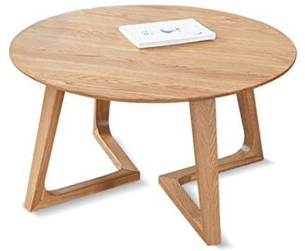 QTTYREV Wohnzimmertische Wohnzimmertische Runder Tisch, Satztisch Sofatisch Kleiner stapelbarer Couchtisch, 50 cm 70 cm (Größe: 5070 cm, Farbe: A)