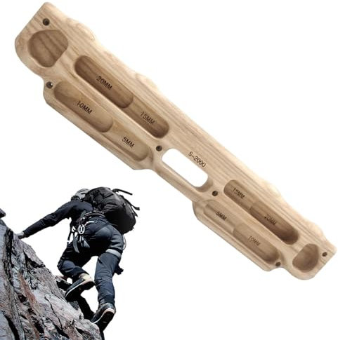 zwxqe Climbing Fingerboard | Finger Training Board | Climbing Pullup Bar, Climbing Training Board, Rock Climbers Fingerboard, Board Exercise Equipment, Portable Board for Fitness