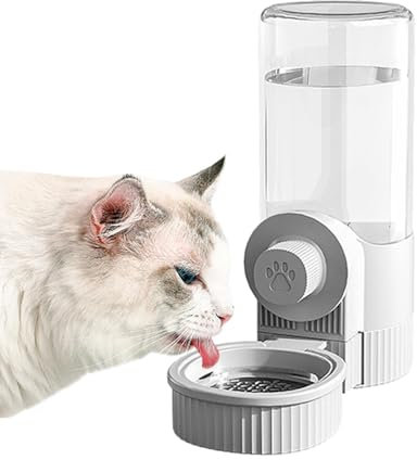 Futterautomat Katze, Wasserspender Für Katzen/Hunde Automatischer Futterspender Für Haustiere Futternapf Für Katzen/Hunde Für Kleintierkäfige Katze Hunde