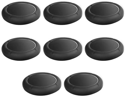 4 Paires Joysticks Capuchons, Caps Joystick, Capuchons de Joystick de Rechange, Capuchon de Stick Analogique pour Nintendo Switch Lite et Switch OLED (Noir)