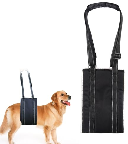 Cintura di Sostegno per Cane Regolabile,Pettorina di Sollevamento,Imbracatura Cane Zampe Posteriori Regolabile,Imbracatura di Sollevamento per Riabilitazione Assistita Tokaneit