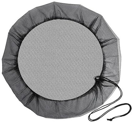 Coperchio a rete per barile a pioggia, 1PC Rete di copertura in rete for esterni for barili di pioggia Secchi di raccolta dell'acqua PE Serbatoio Strumenti di raccolta dell'acqua piovana Protettore Fo