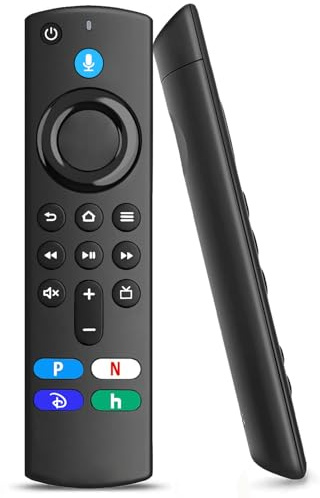 New Voice Remote Replacement for Stick 4K TV, Fit forTV Stick/ 4K Max/ 3rd Gen/ 2nd Gen, Lite, Cube (1stGen & 3ndGen), for TV (3rd Gen, Pendant Design)