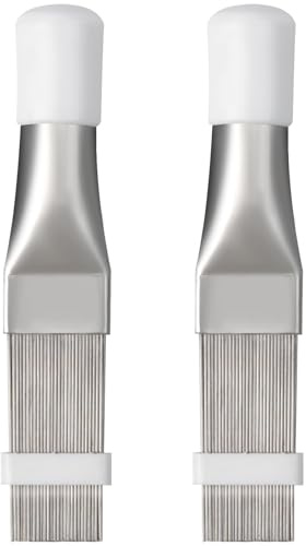 LLMSIX 2pcs Air Conditioner Fin Comb, Coil Cleaner Straightener Tool