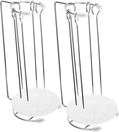 YOSADIER 2 ensembles Support Suspendu pour Brochettes Barbecue Acier Inoxydable Résistant Facile à Nettoyer et Démontable pour Cuisson Extérieur