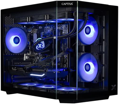 Captiva PC Highend Gaming R90-164 | AMD Ryzen 7 7800X3D | 32GB DDR5 RAM | NVIDIA GeForce RTX 5070 12GB | 1 TB SSD | Windows 11 Home