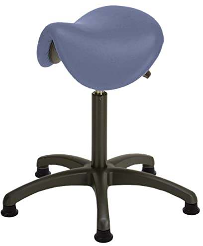 Sport-Tec Sattelhocker Standard mit Polster und Gleitern, Rollhocker, Arbeitshocker
