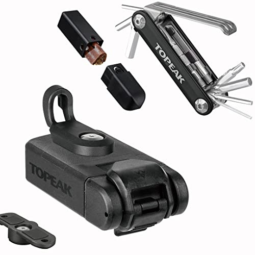 Topeak Ninja Master+ Toolbox T11 Mini-Tool aus Stahl und Aluminium in der Farbe Schwarz, Maße: ca. 8cm x 4,5cm x 14cm, 15400190
