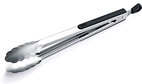 Pinza Per Barbecue Da 12 Pollici,Pinze Per Barbecue In Acciaio Inossidabile,Pinze Per Griglia Premium Per Cucinare,Pinze In Metallo Per Carne Massiccia,Pinze Da Cucina Con Bloccaggio