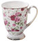 CHAODI tasses à café en porcelaine anglaise Motif floral