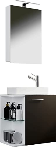 3-TLG Set | Waschplatz für Gäste WC | Gästebad | Waschtisch Toilette | Badezimmer Set - Hausa SC