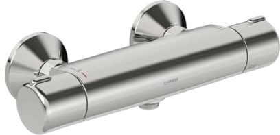 Hansa Hansamicra robinet de douche, avec dispositif de sécurité, fonction éco, raccords eau chaude/froide inversés, 58152171