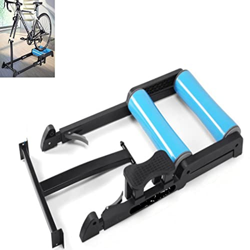 BAtlam Fahrrad-Rollentrainer, Heimübungsrolle, Fahrradtrainer, tragbarer Klapptrainer für den Innenbereich, stationäres Mountainbike, Rennrad