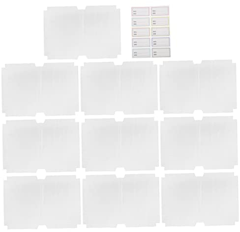 LALAFINA 10stücke Transparente Buchhülle Schutzhülle Selbstklebend Für Schulbücher Notizbücher Und Bücher Made Aus Kunststoff