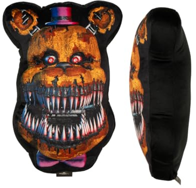 Franco Collectibles Super Soft Bedding Decorative Cushion Throw Pillow (Official Licensed Product), 15 Tall, Five Nights at Freddy's