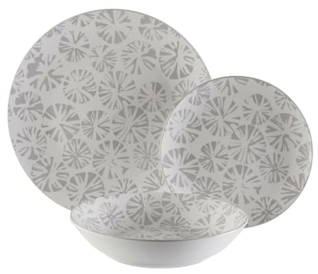 Versa Set de Vajilla Porcelana 18 Piezas S3411555 - EAN: 8420327538260