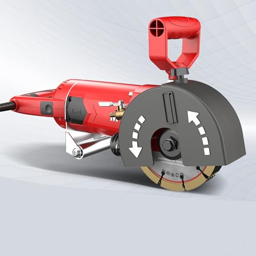 SN-XBDP Scanalatrice per pareti da 3000 W, Diametro della Lama da Taglio 110-135 mm, velocità a Vuoto di 7500 Giri/min, utilizzata per Tagliare e scanalare calcestruzzo di Marmo nei muri di Mattoni