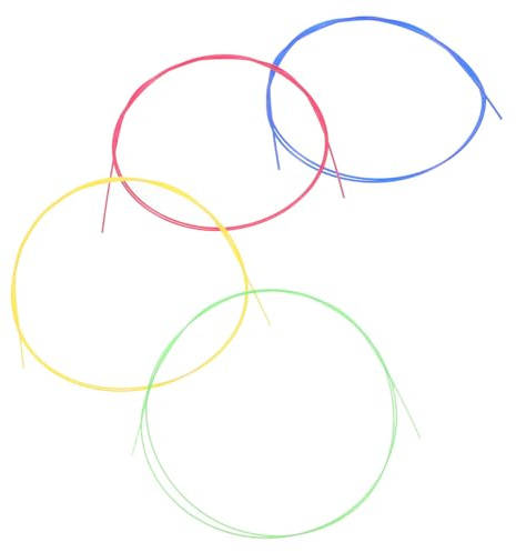 U104 Bunte Nylon Ukulelensaite 4 Stück für Anfänger als Ersatzteil | Glatte Oberfläche, Klare Melodien, Leicht zu Montieren, Nylon, für Spieler, Kompatibel mit Saiteninstrumente