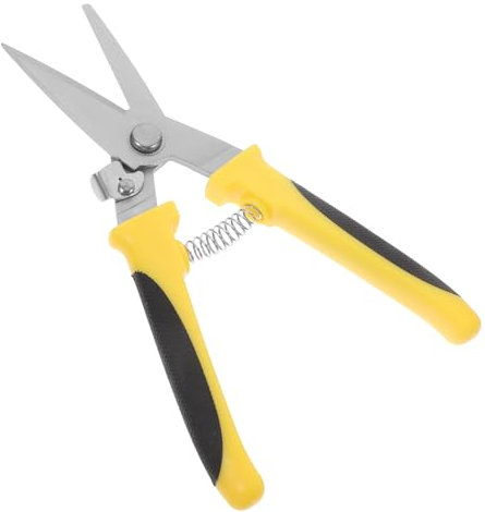 SEWACC Cizalla Multiusos Para Chapa Metálica Cortador De Acero Inoxidable Mango Antideslizante Función Ahorradora De Mano De Obra Uso Industrial 1 Unidad