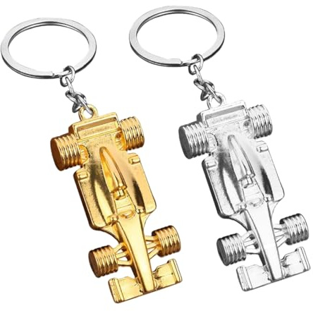 Porte-Clés Sport,2 PCS Porte-Clés Voiture de Course,Fans de Formule 1 de Course pour garçons,hommes,femmes et fans de course