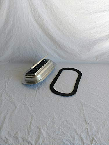 Kay Enterprises HorseTrailer Air Flow Roof Vent 1 Pcs Aluminum Popup High Profile Gasket Bi-Directional Watertight