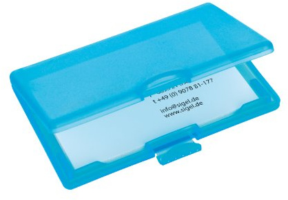 Sigel VZ333 leichtes Kartenetui blau, für 25 Karten - weitere Farben